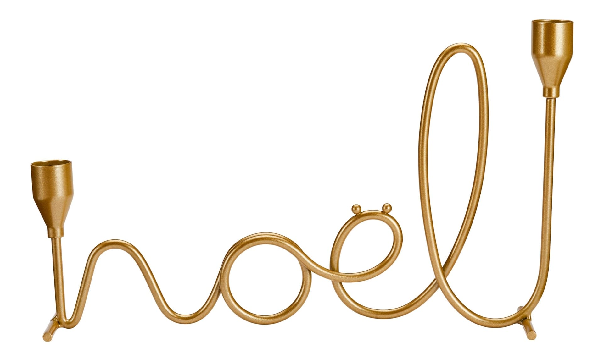 CANVAS Holiday Homecoming Collection 'Noel' Taper Candle Stick Holder, Gold