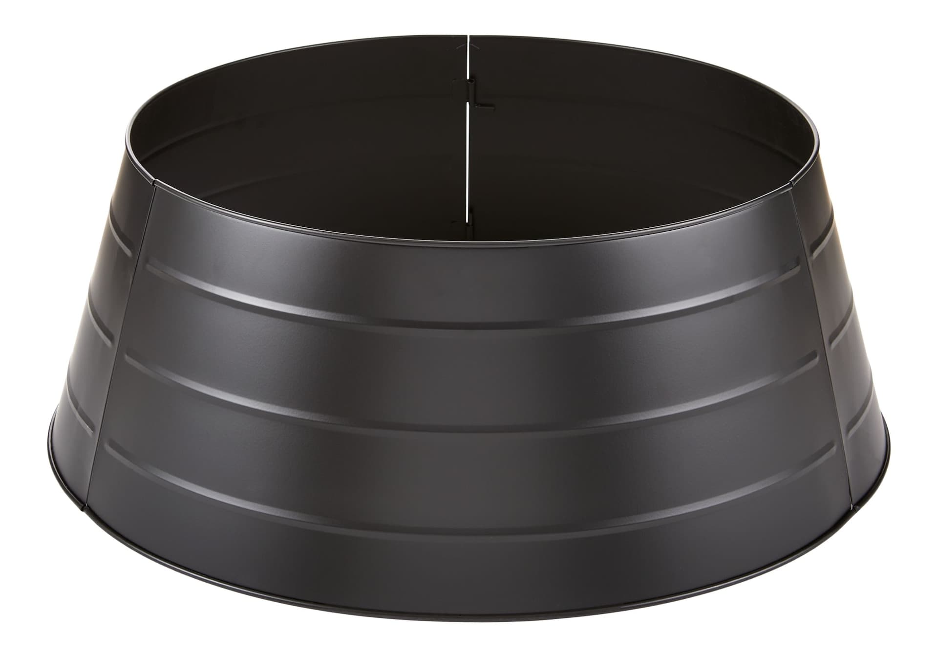 CANVAS Matte Black Christmas Decoration Tree Collar, 27-in