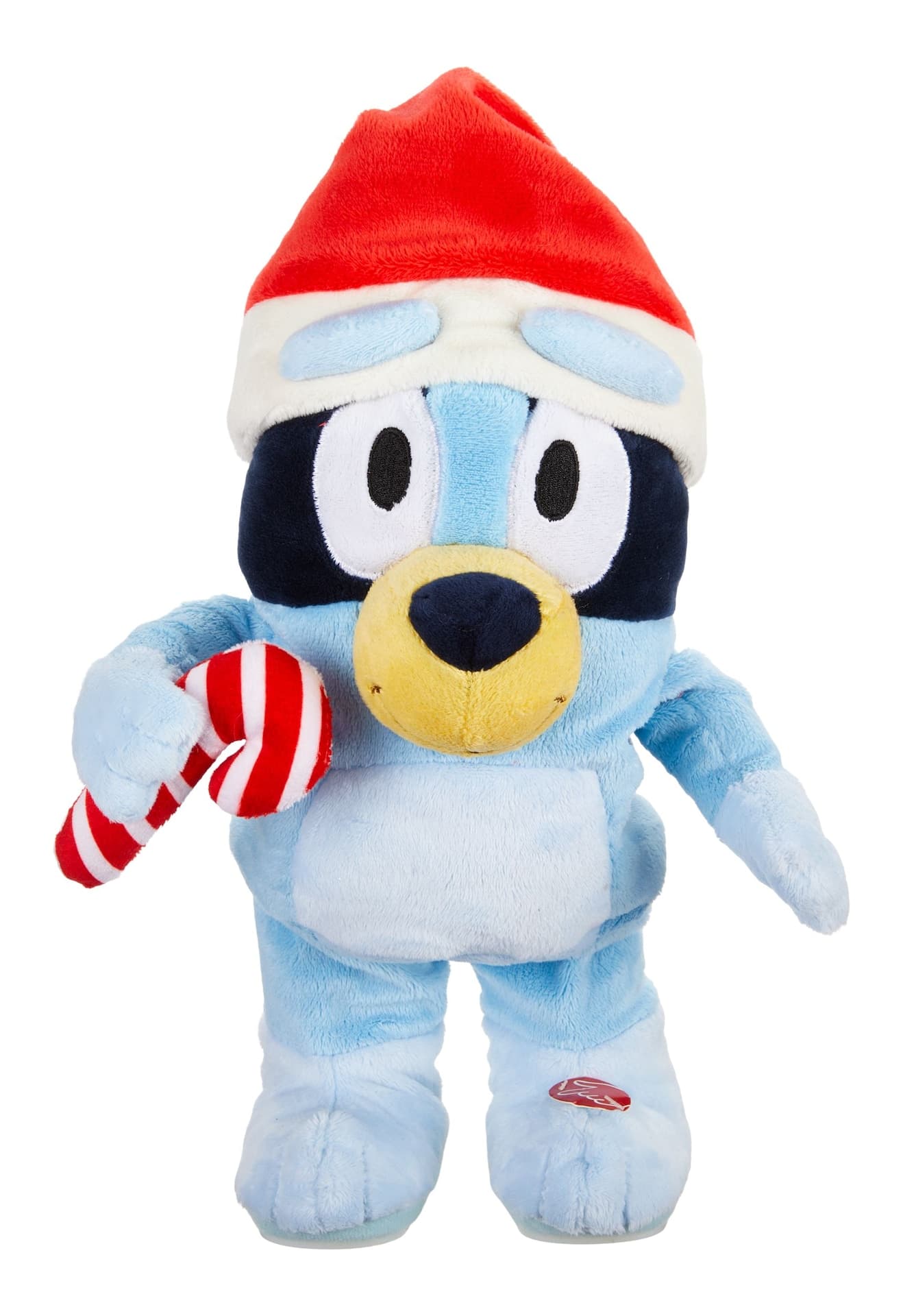 Animated Dancing Musical Christmas Decoration Bluey Plush, 13-in