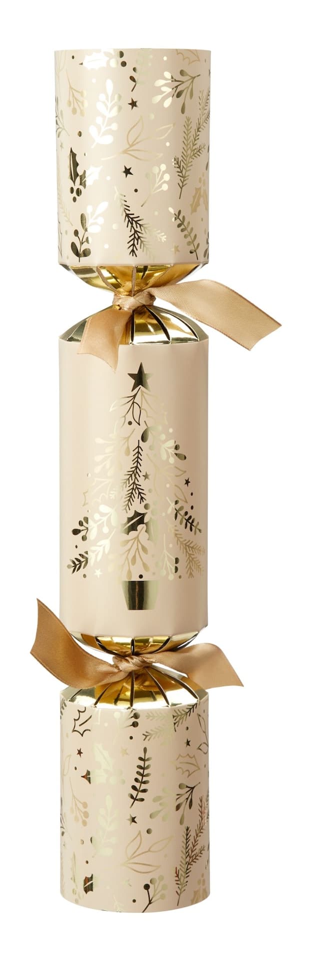 For Living Christmas Crackers, Gold Tree Foil, 8-pk