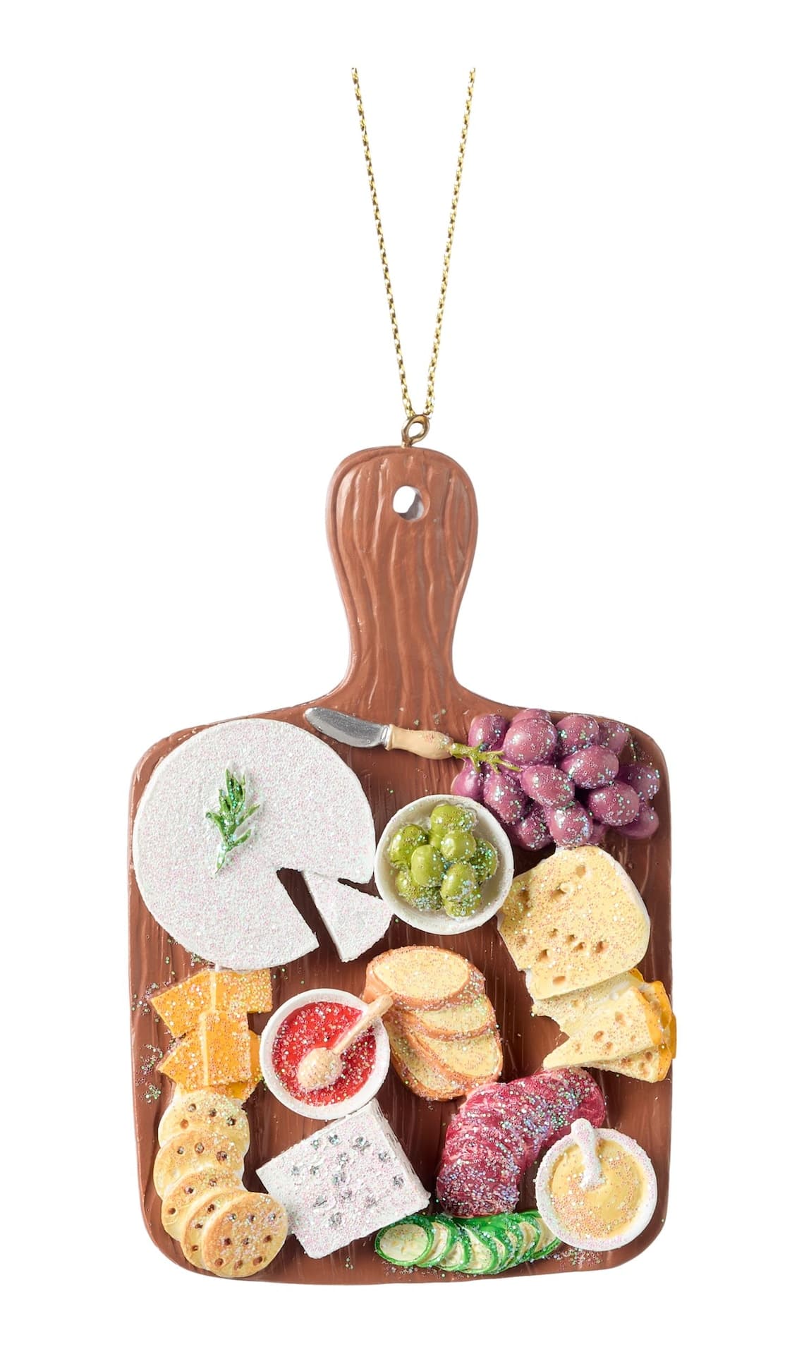 CANVAS Merry Mingle Collection 4-in Charcuterie Board Christmas Ornament