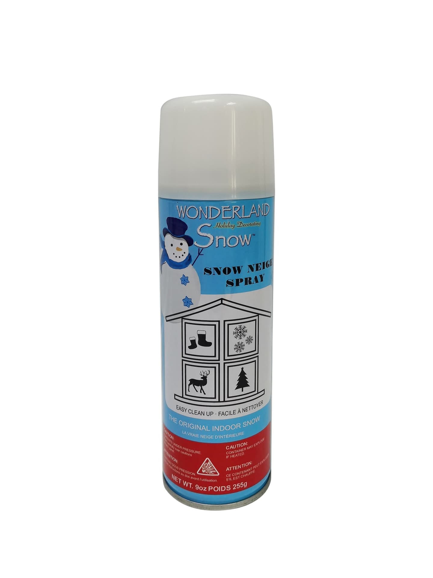 Christmas Decoration Artificial Snow Spray Can, White, 9-oz
