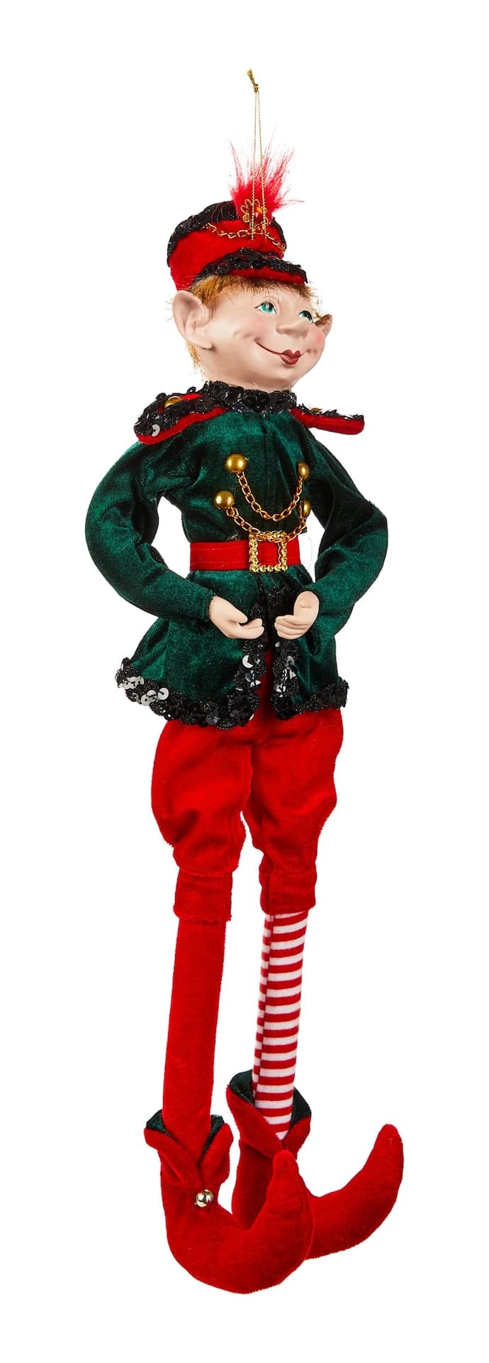 For Living Christmas Large Elf Decorative Piece, Assorted Styles, 22-in