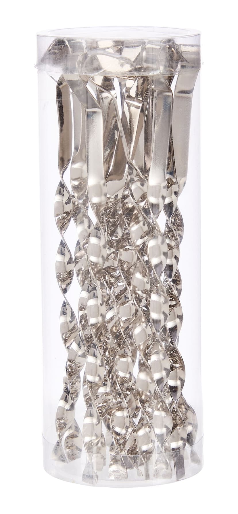 CANVAS Silver Frost Collection Victorian Metal Tinsel, 5-in, 20-pc