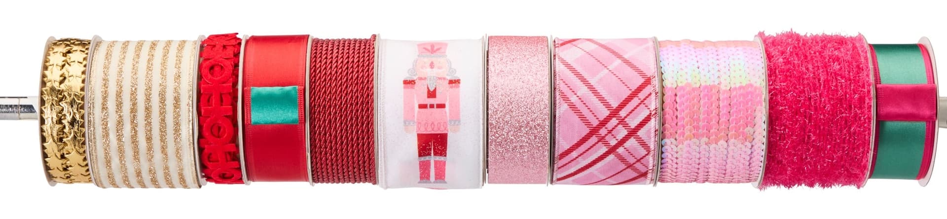CANVAS Brights Collection Christmas Decoration Giftable Ribbon, Single Ribbon, Random Design