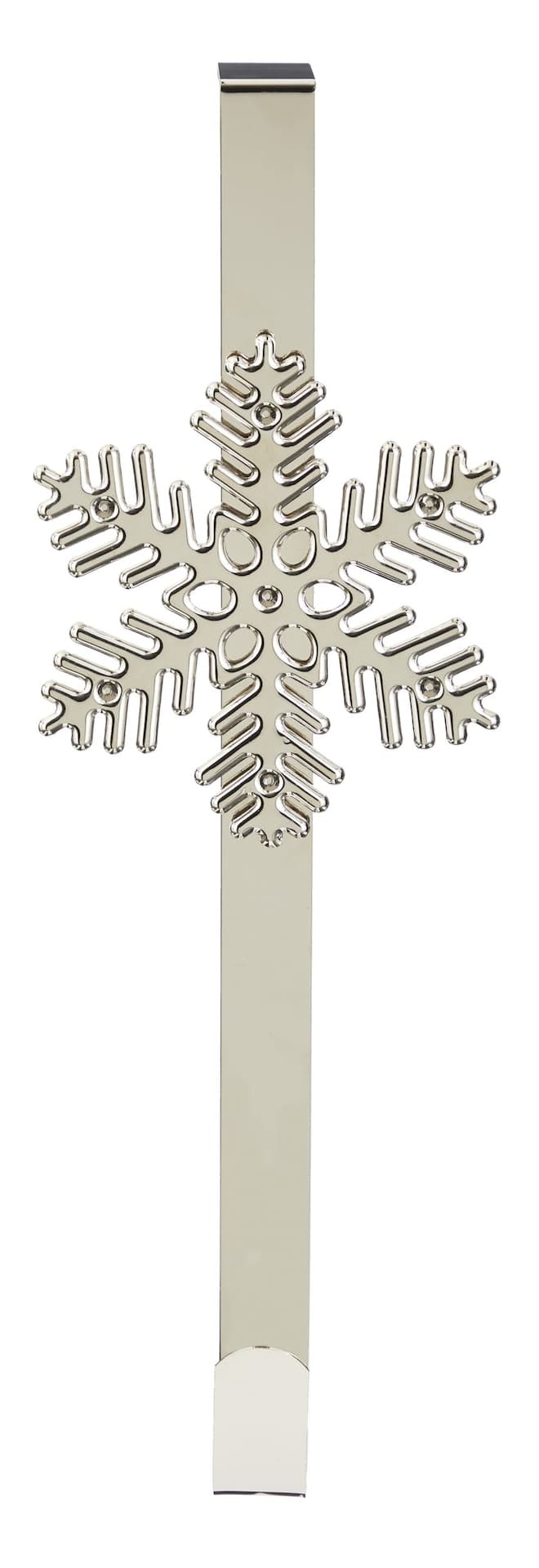 For Living Wreath Hanger, Silver Snowflake