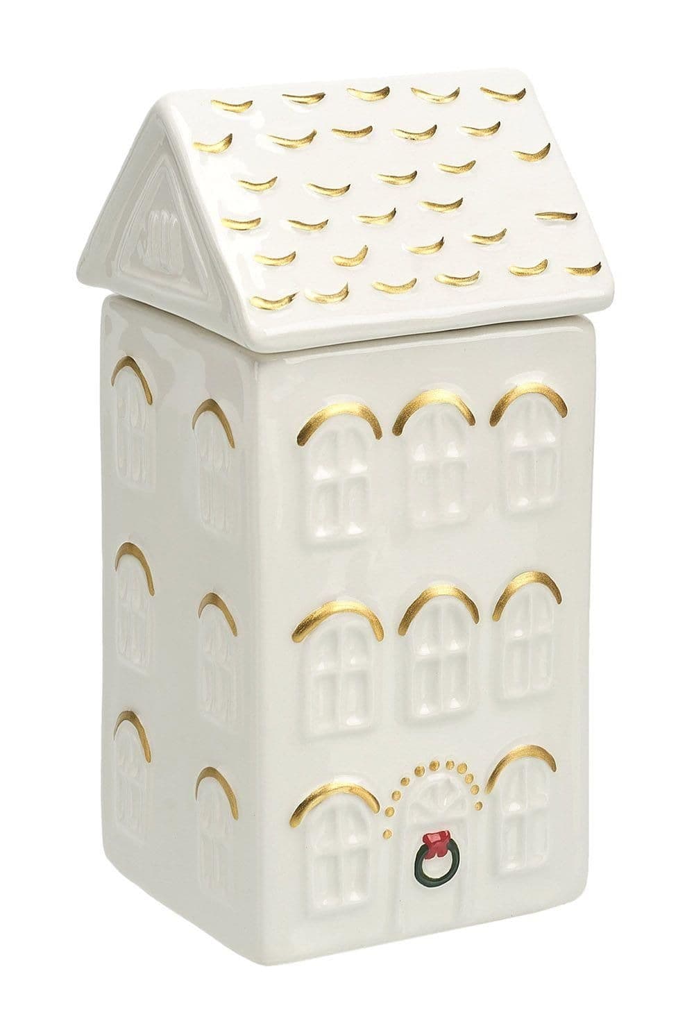 CANVAS Holiday Homecoming Collection 360-g White Ceramic House with Lid Scented Candle