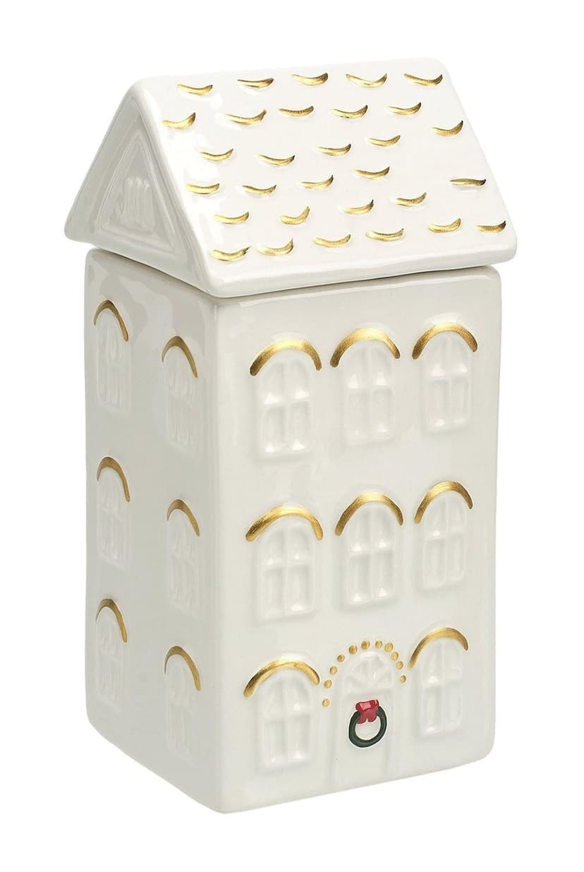 CANVAS Holiday Homecoming Collection 360-g White Ceramic House with Lid Scented Candle