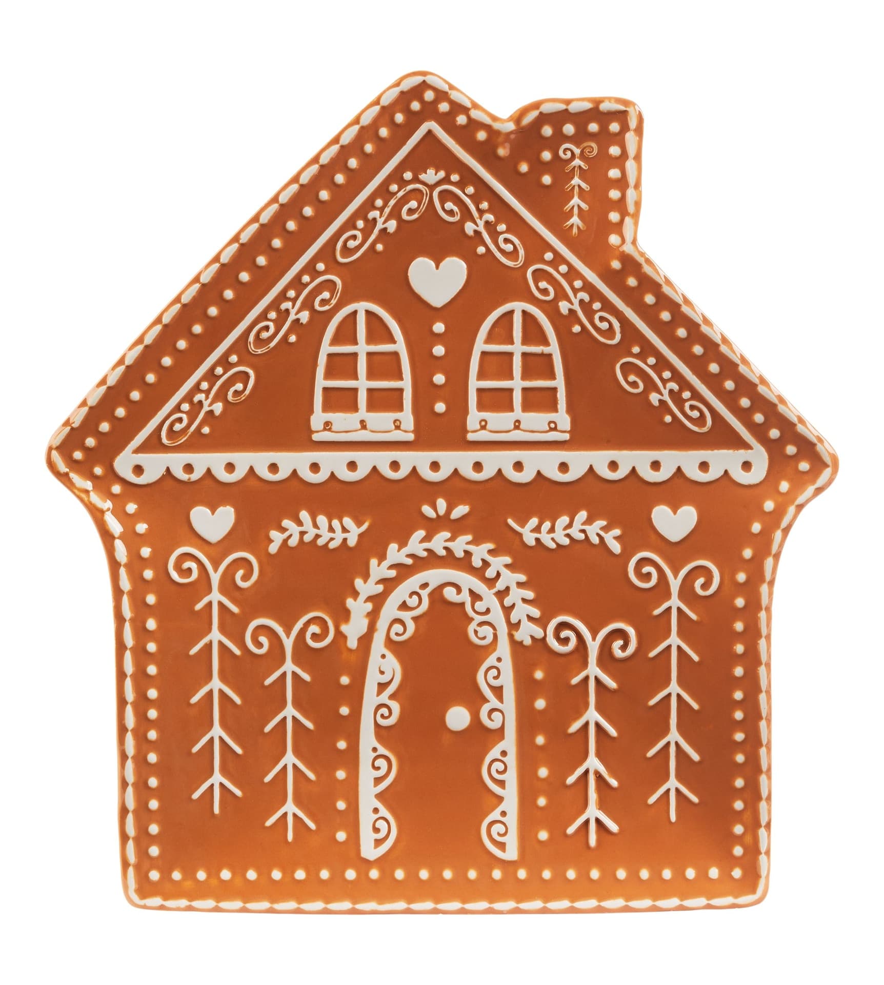 CANVAS Santa's Workshop Collection Gingerbread Serving Platter
