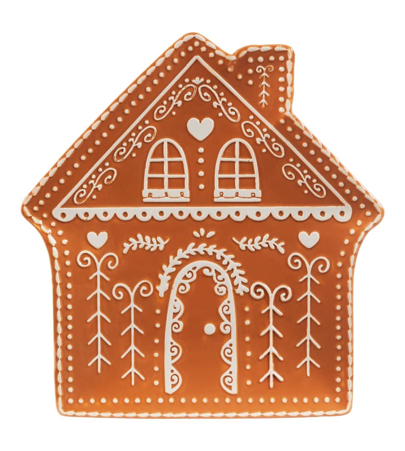 CANVAS Santa's Workshop Collection Gingerbread Serving Platter