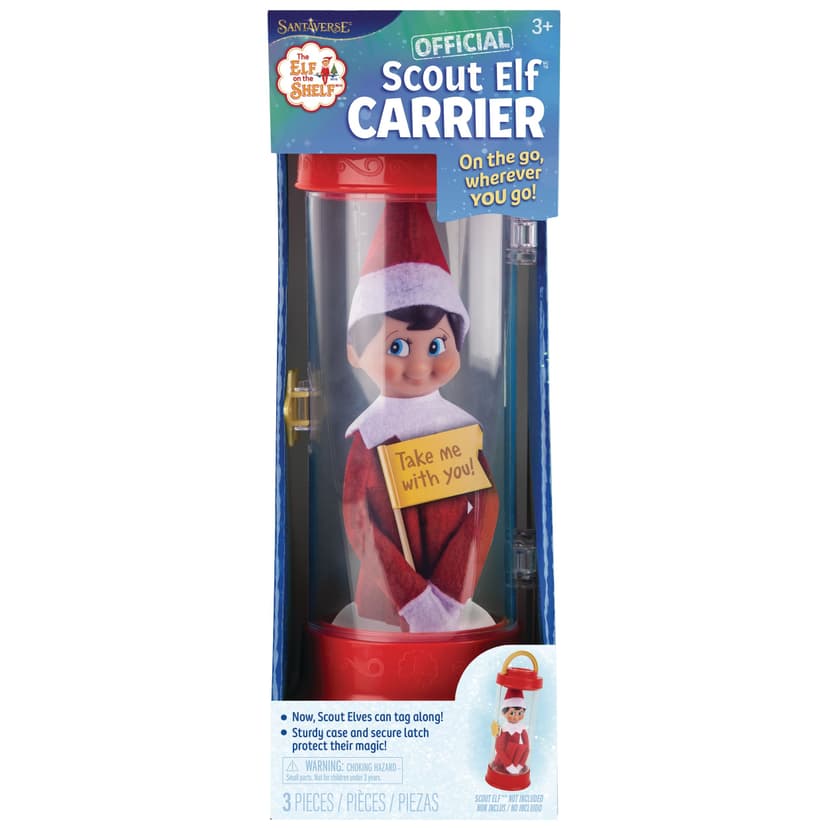 Elf on the Shelf Scout Elf Carrier with Double-Sided Message Tags
