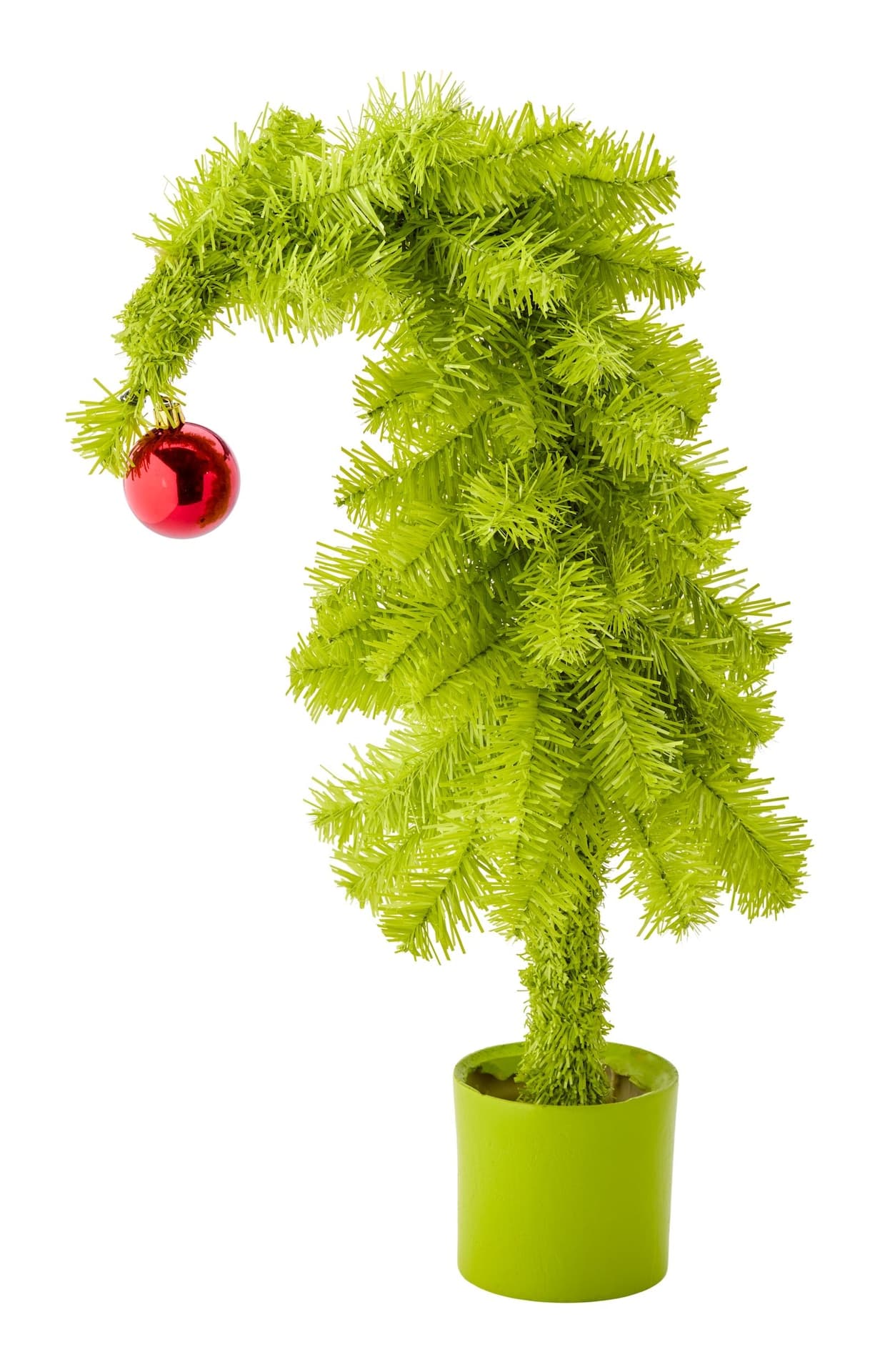 FOR LIVING Crumpit Unlit Tabletop Christmas Tree, 18-in