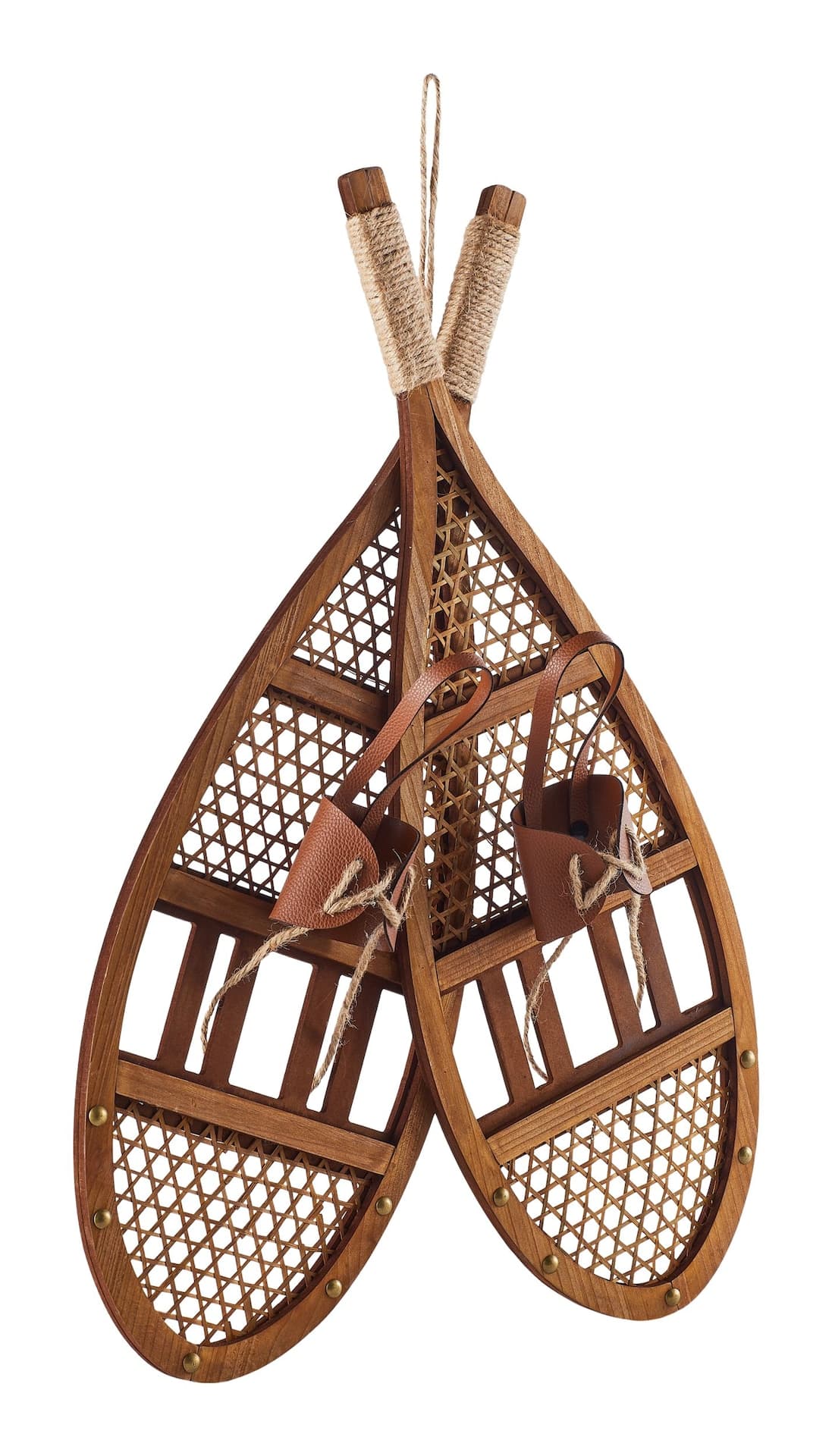 CANVAS Canadian Christmas Collection Large Wooden Snowshoe Wall Décor, 23-in