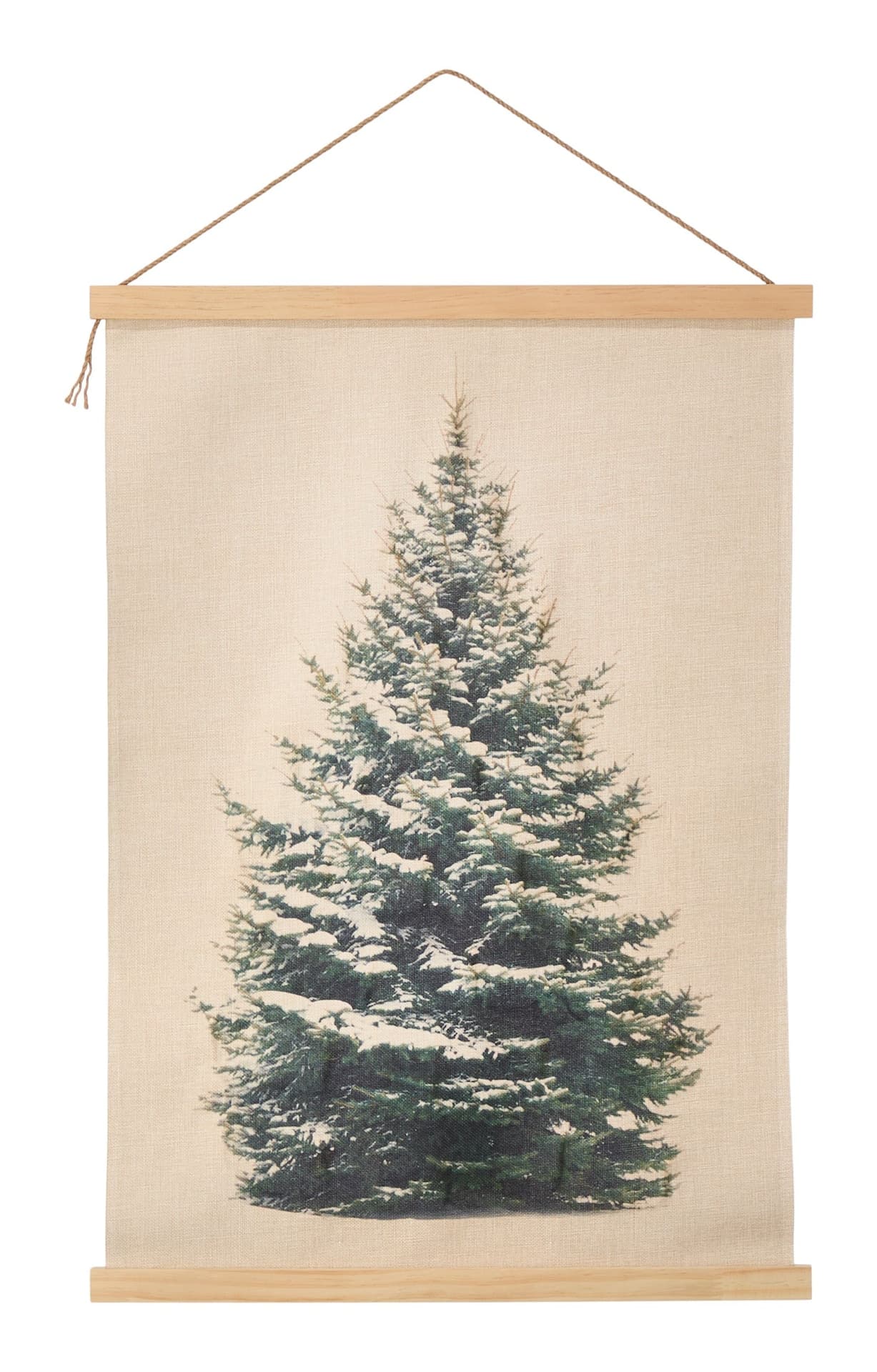 CANVAS Holiday Homecoming Collection Pre-lit Fabric Tree Hanging Christmas Decoration, 29-in