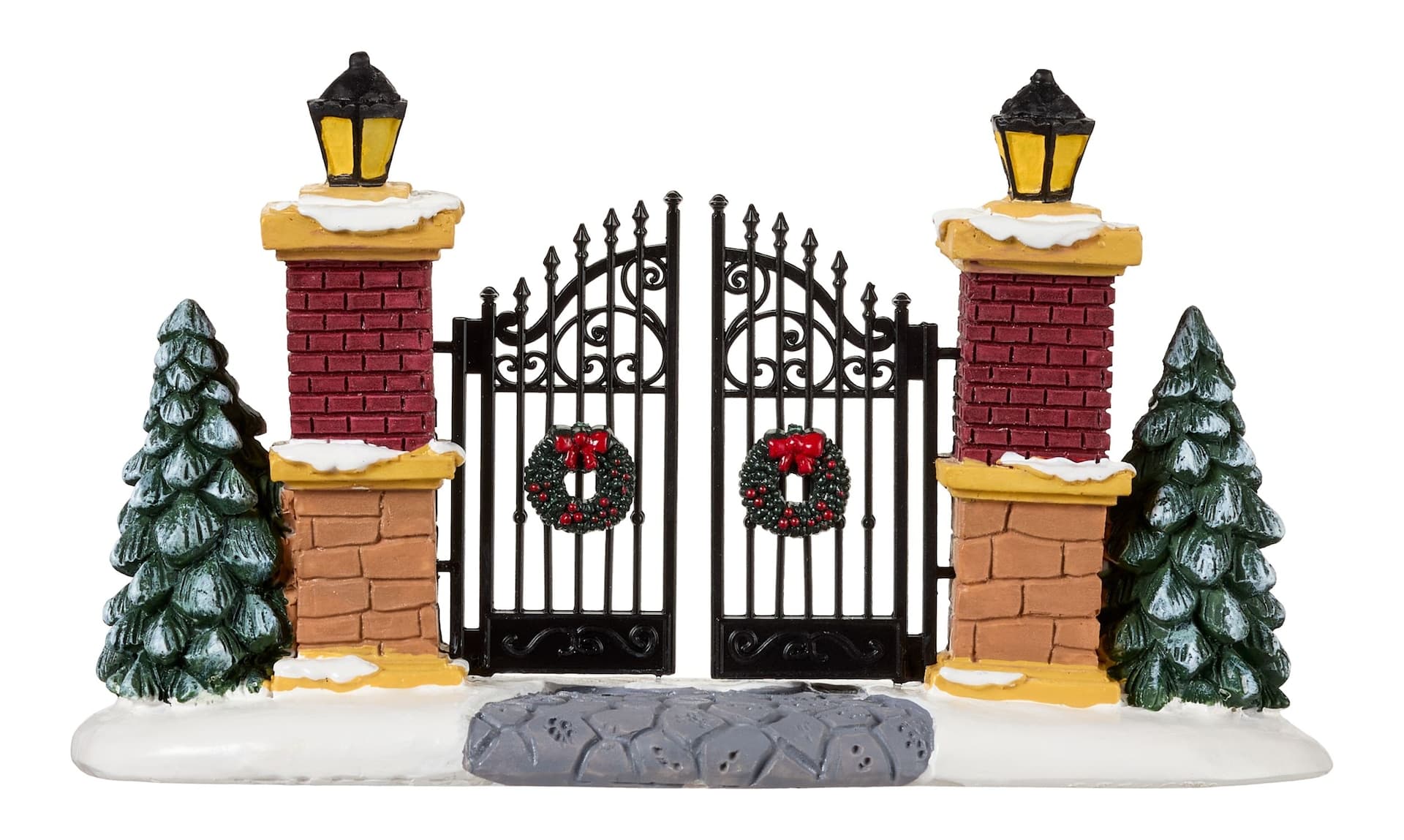 FOR LIVING Gate to Winter Village Christmas Decoration