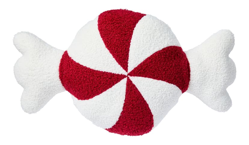 CANVAS Santa's Workshop Collection Peppermint Candy Cushion/Throw Pillow, 20.5-in