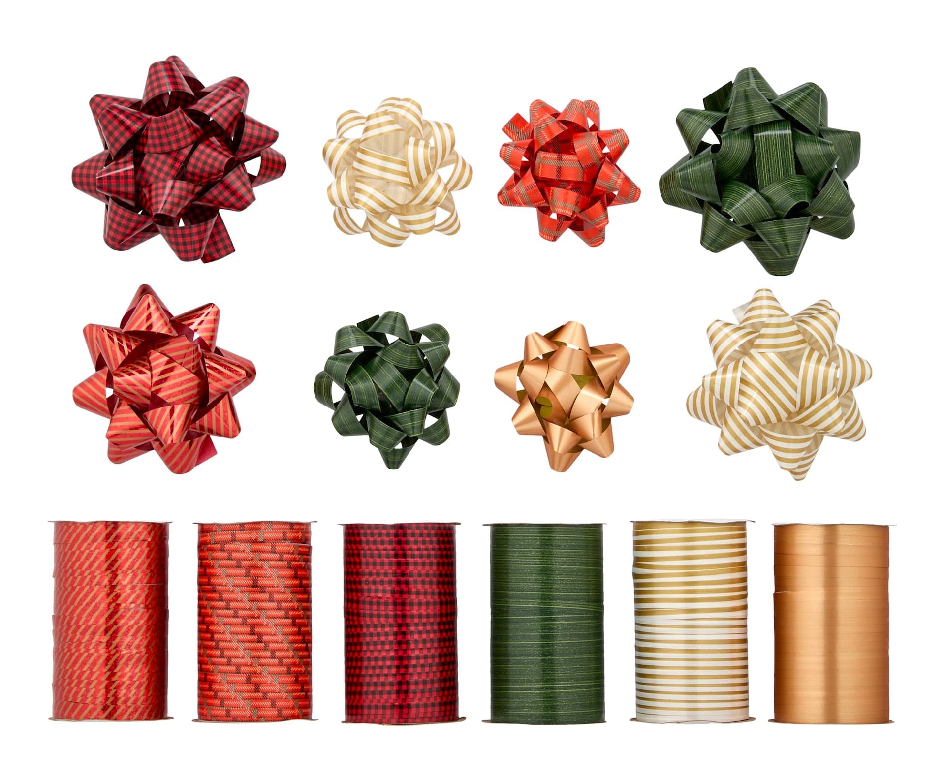 For Living Holiday Christmas Ribbon & Bow Bag Set, 36-pc, Various Styles