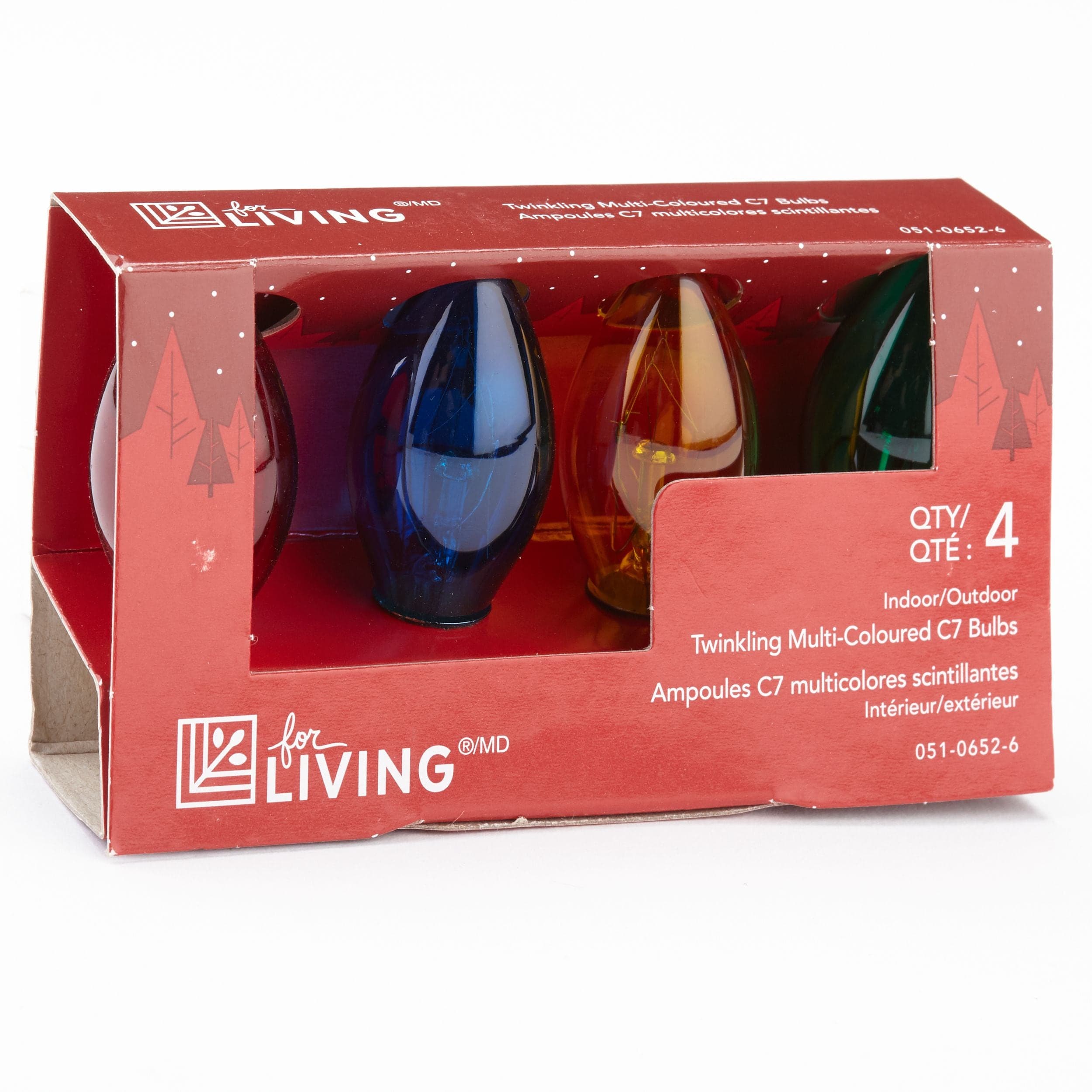 For Living C7 Christmas Replacement Bulbs, Multi