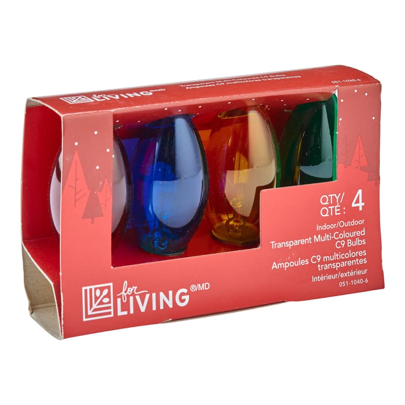 For Living C9 Christmas Replacement Bulbs Multi Color