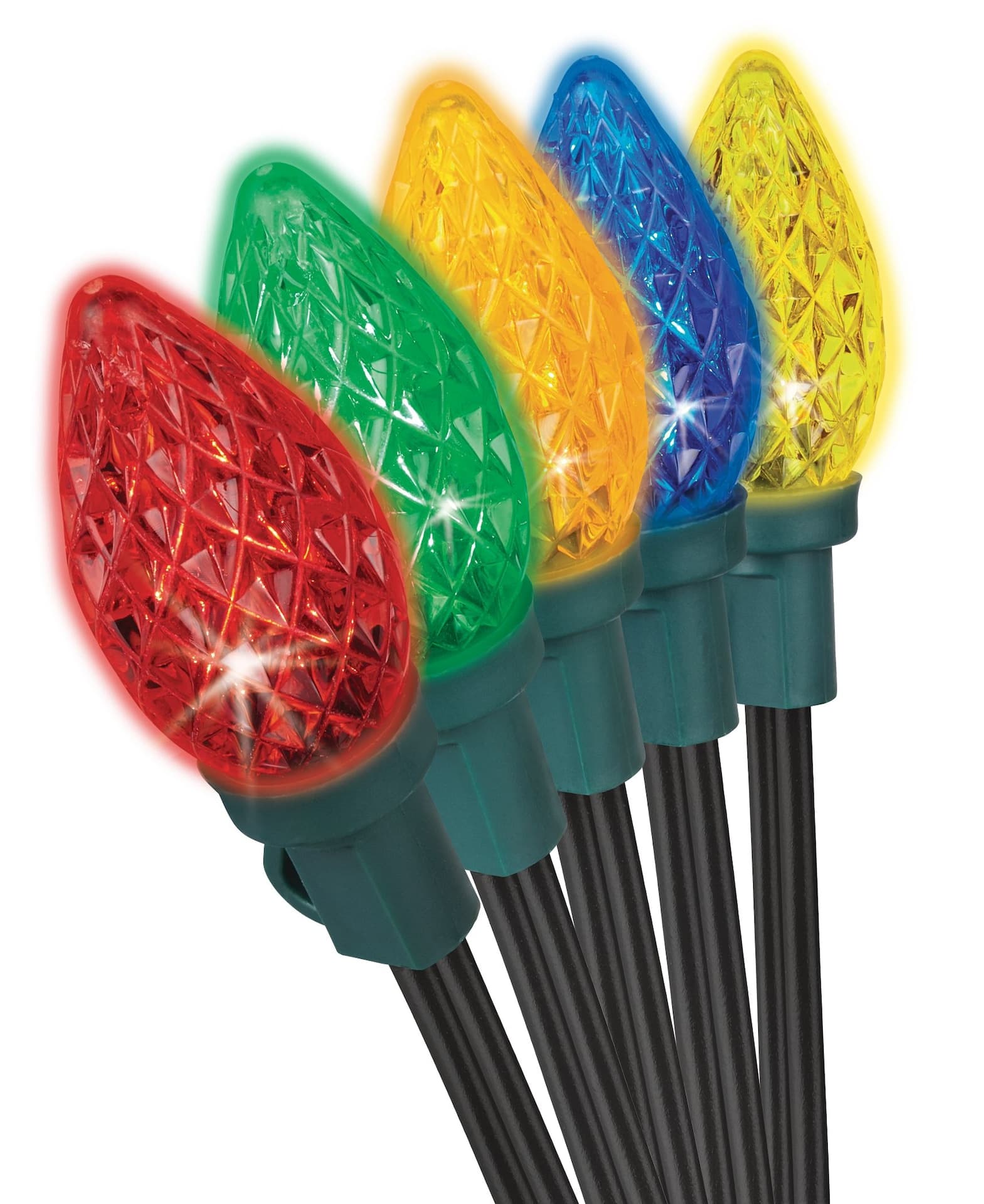 For Living Outdoor C7 LED, Multicoloured, 19.1-m, 150-pc