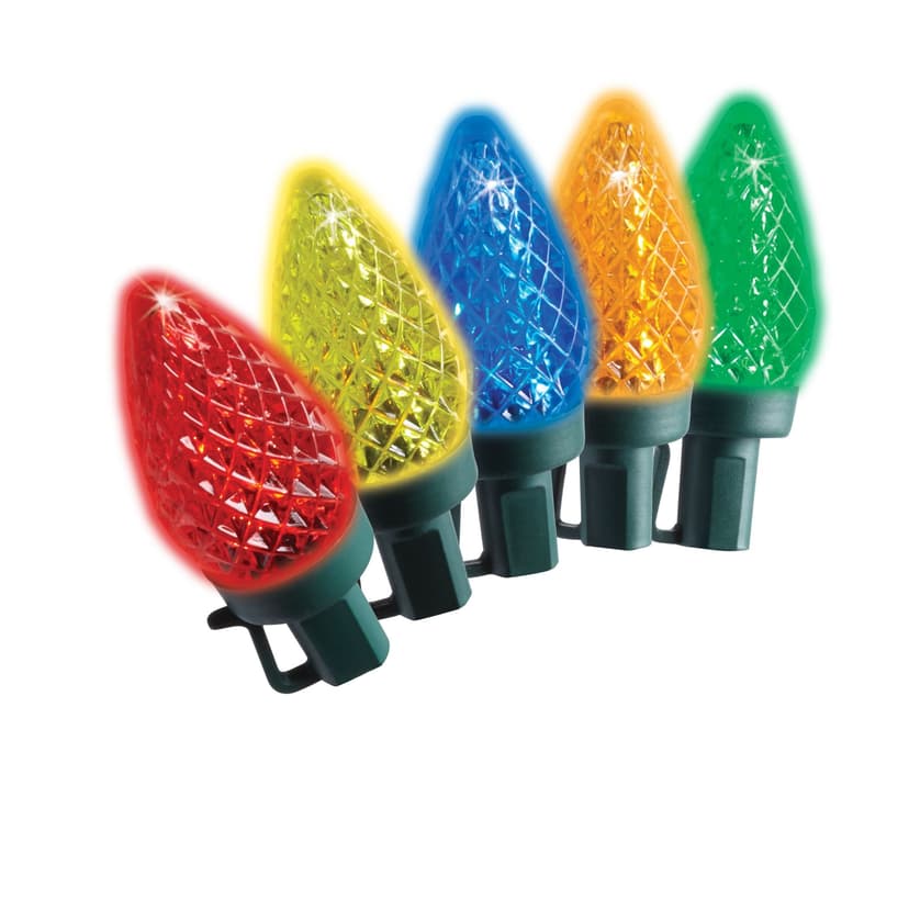 For Living Outdoor C7 LED, Multicoloured, 6.2-m, 50-pc