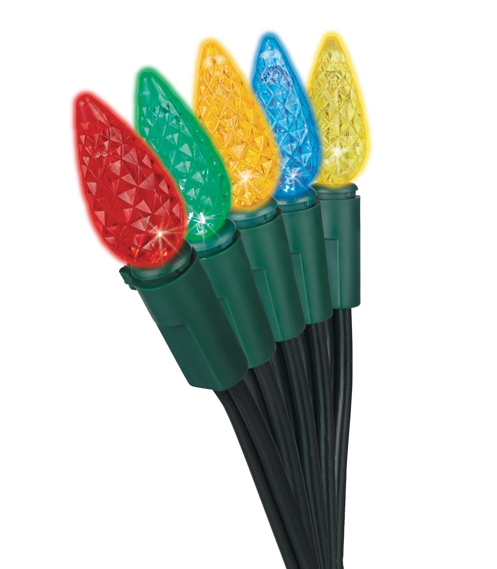NOMA Advanced EverTough Weatherproof 70 C6 LED Christmas Lights, 23-ft 8-in, Multi-Colour