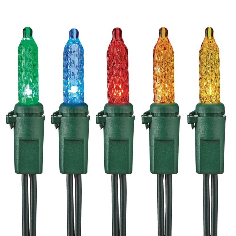 For Living Outdoor Mini LED, Multicoloured, 7.6-m, 100-pc