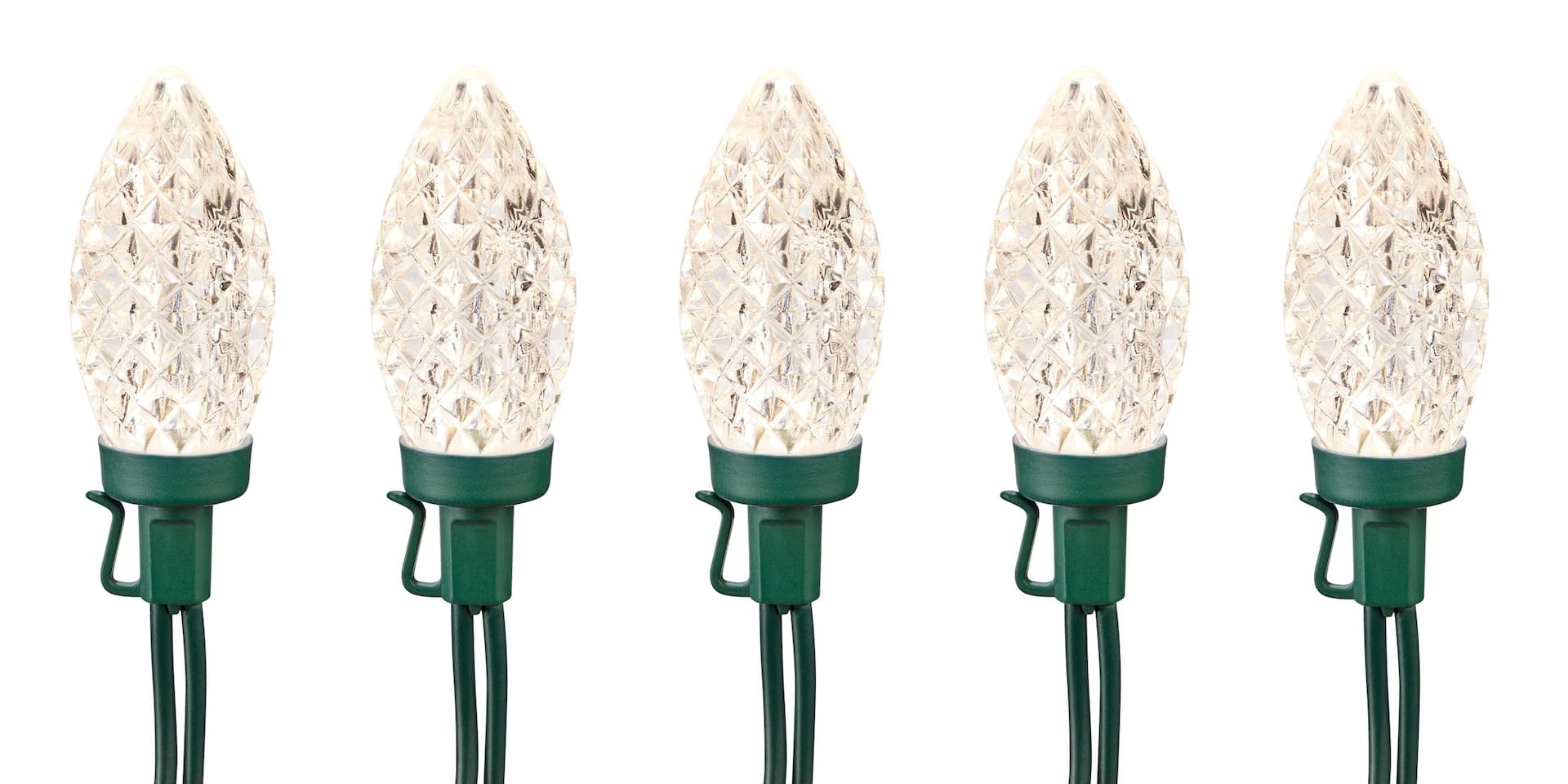For Living Outdoor C7 LED, Warm White, 50-pc
