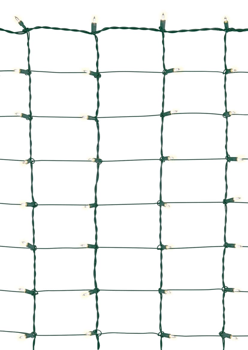 For Living Outdoor 100 Incandescent Net Christmas Lights, Clear
