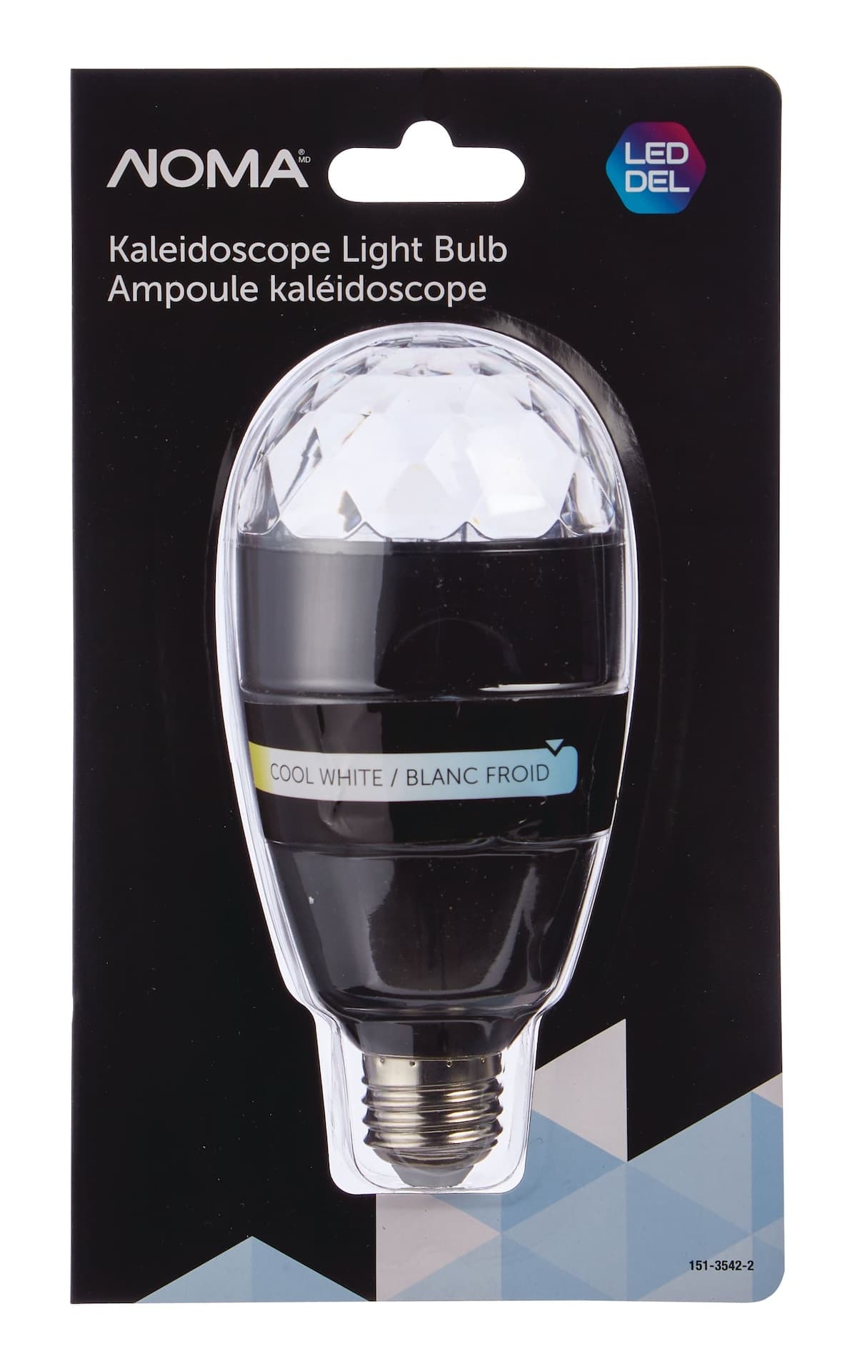 NOMA Kaleidoscope Festive Christmas Light Bulb, Pure White