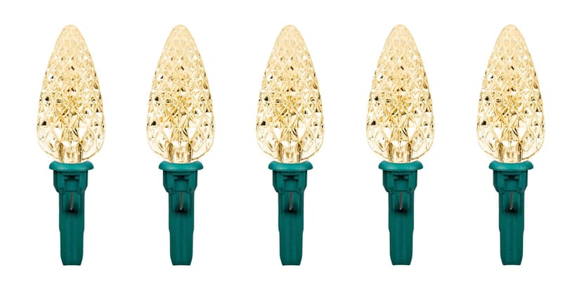 NOMA C6 LED Christmas Replacement Bulbs, Warm White