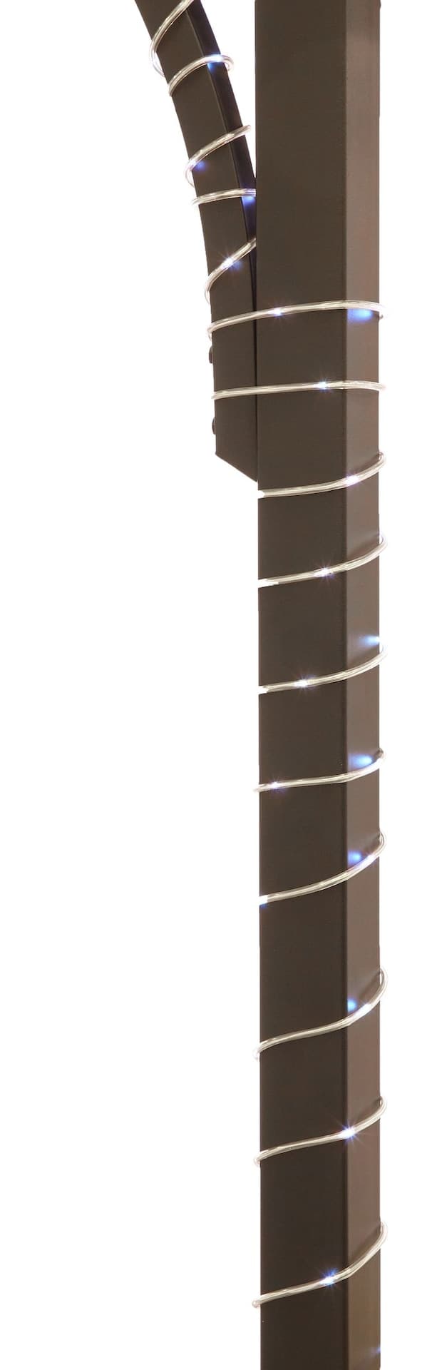 NOMA 120 Battery Operated Micro-Brite Christmas Rope Light, 30-ft 2", Pure White