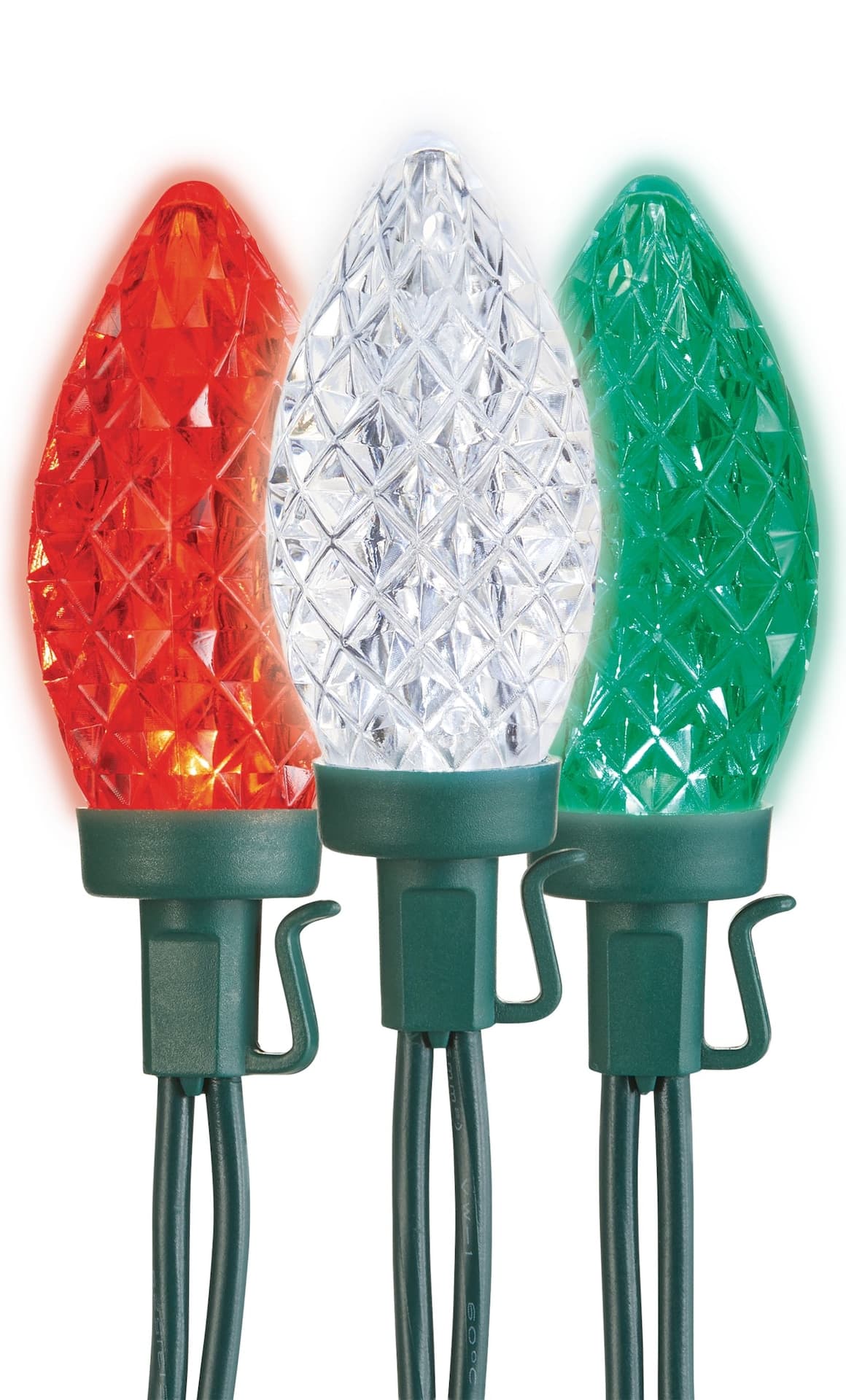 NOMA WinterGuard Outdoor LED, Red/Green/White, 4.9-m, 24-pc