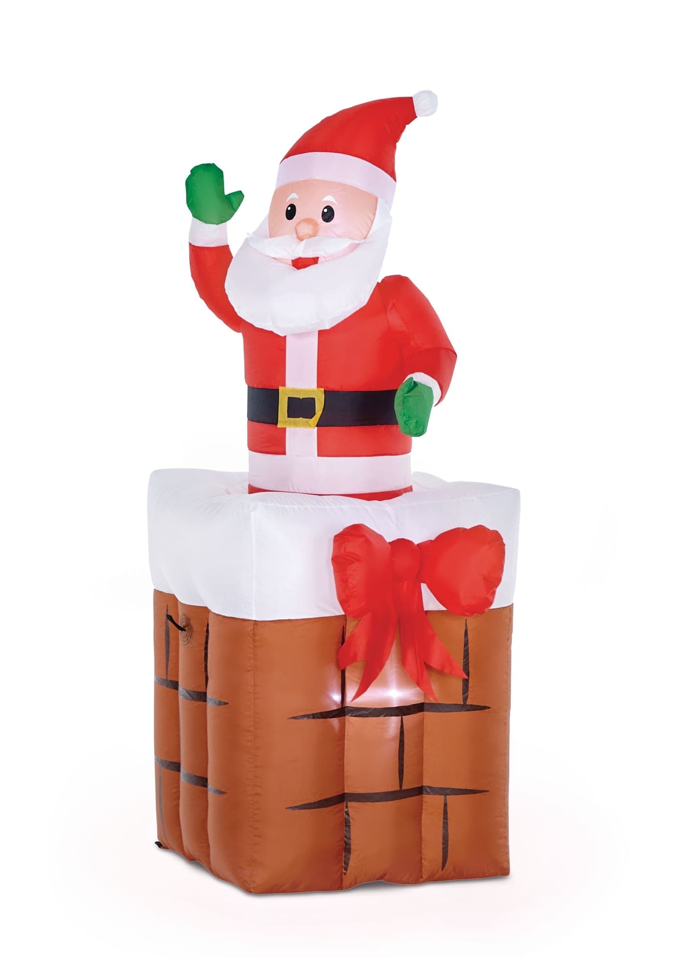 Gemmy Airblown® Animated Santa Christmas Decoration, Indoor/Outdoor, 5-ft