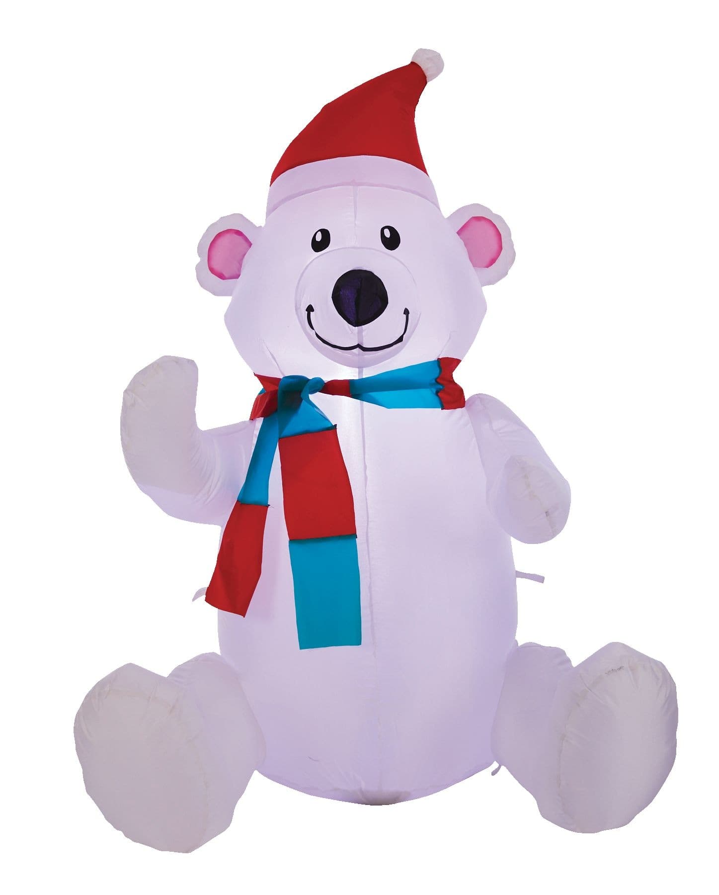 Gemmy Airblown® Polar Bear Christmas Decoration, 3.5-ft