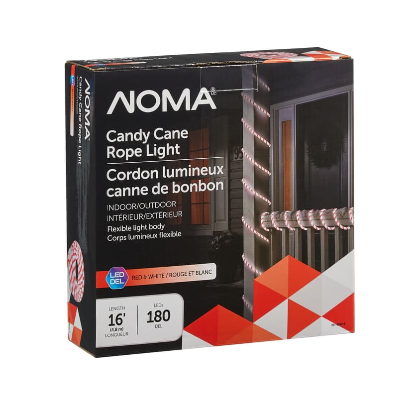 NOMA LED Rope Lights, Candy Cane