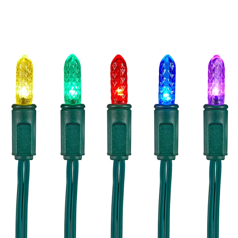 NOMA Advanced EverTough Weatherproof 70 Mini LED Christmas Lights, 23-ft 8-in, Multi-Colour