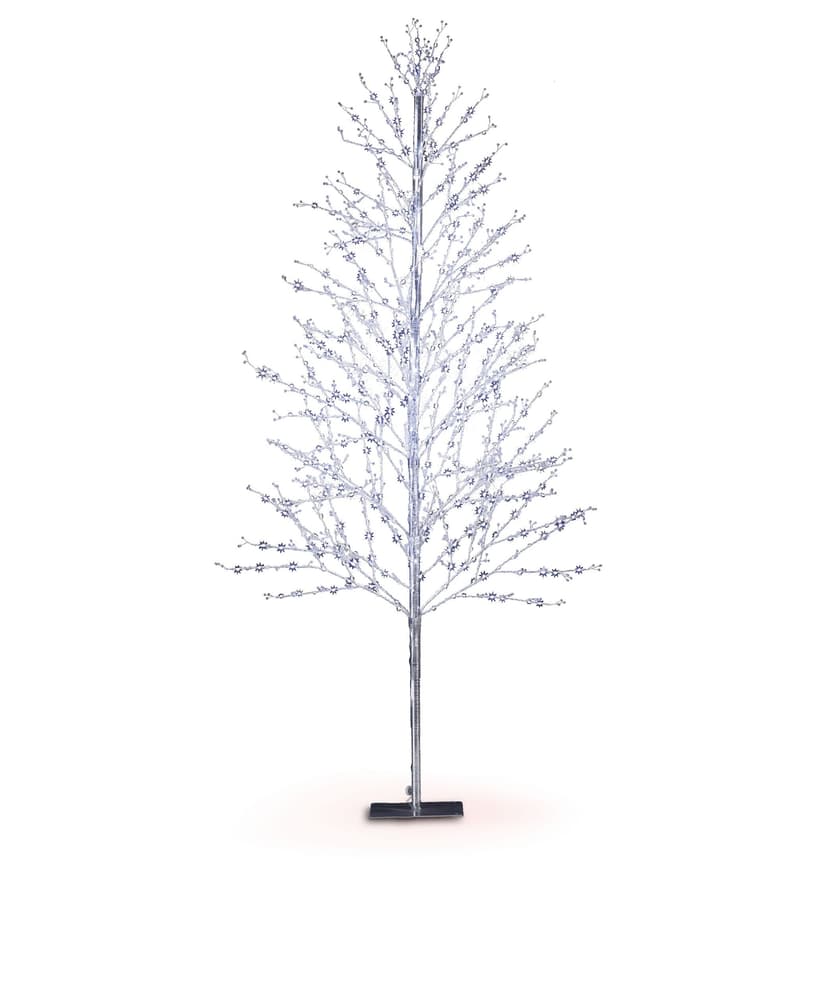 CANVAS 6-ft Wireform Silver Jewelled Tree Christmas Decoration