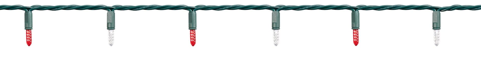 NOMA Advanced Evertough Mini LED Lights, 70, Pure White/Red