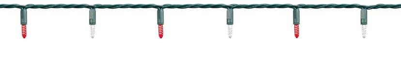 NOMA Advanced Evertough Mini LED Lights, 70, Pure White/Red
