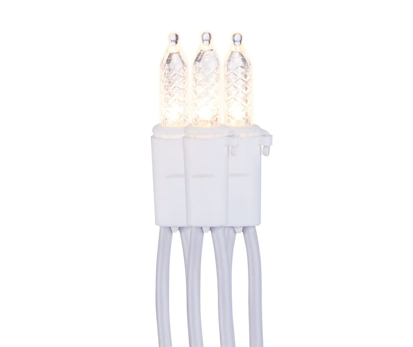 NOMA WinterGuard Outdoor Mini LED, Warm White/Clear, 7.2-m, 70-pc