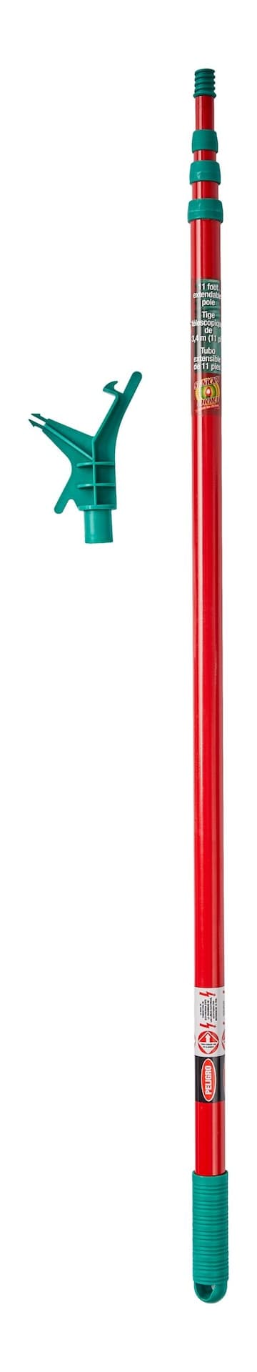 No Ladder Holiday Light Hanging Kit with Gutter/Shingle Clips, 25-pk, 11-ft