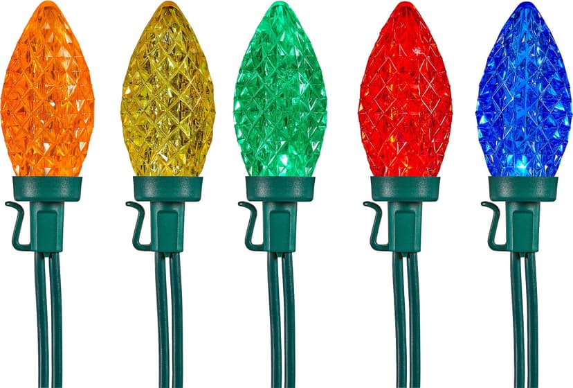 For Living Outdoor C9 Multicolour LED, 5.4-m, 35-pc
