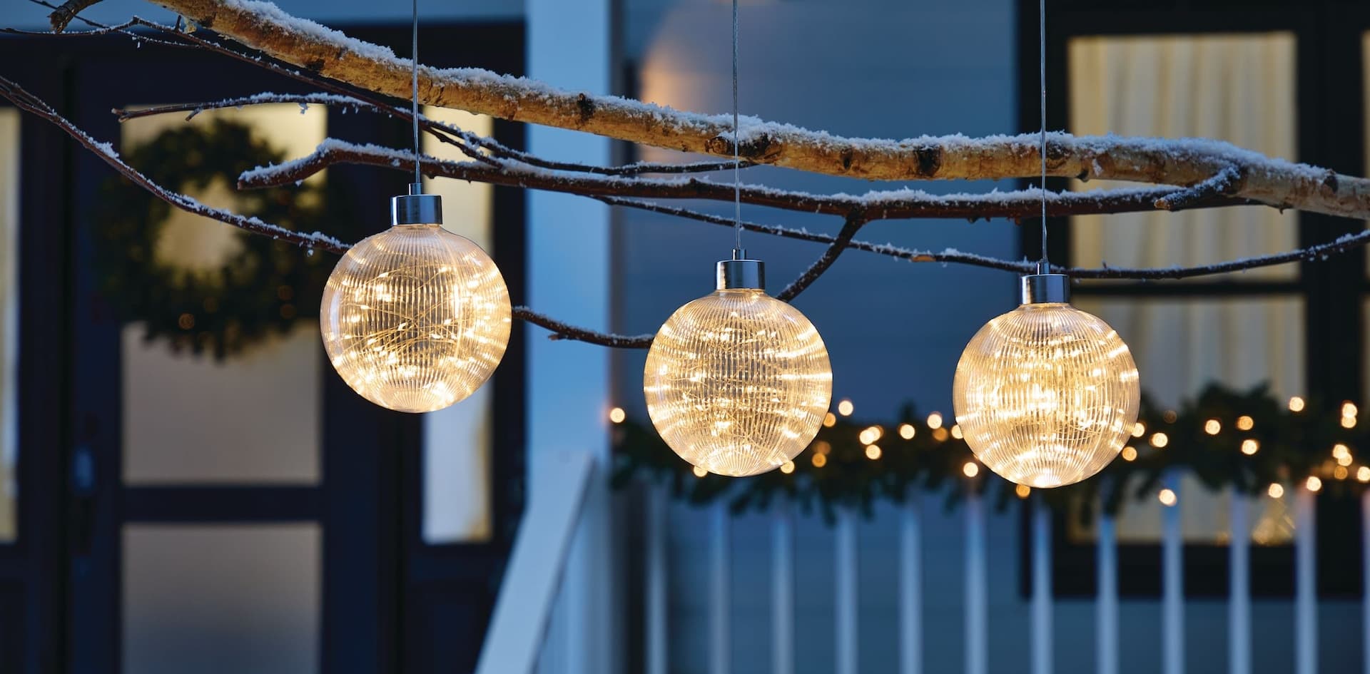 CANVAS Indoor Plastic Cluster Globe Lights, 15-cm, 3-pk