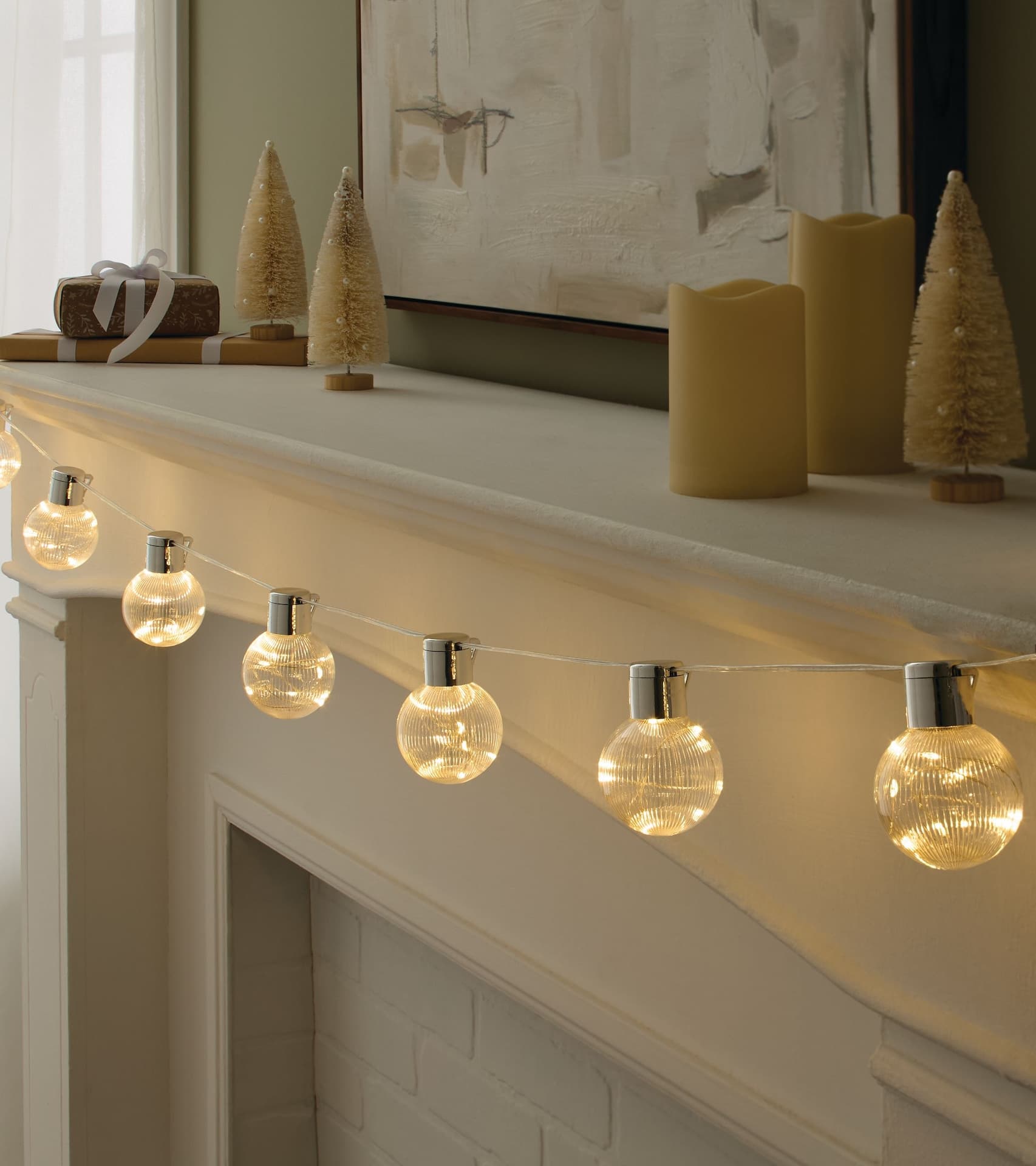 CANVAS Indoor Plastic Cluster Globe String Lights, 6-cm