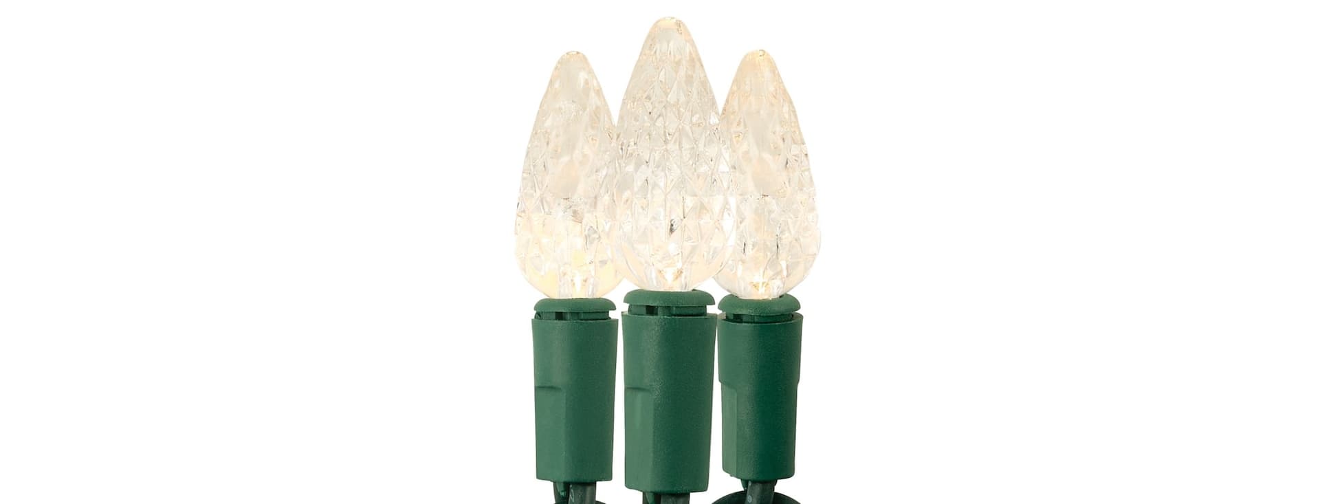 NOMA Indoor/Outdoor Twinkle C6 LEDs, Warm White, 50-pc