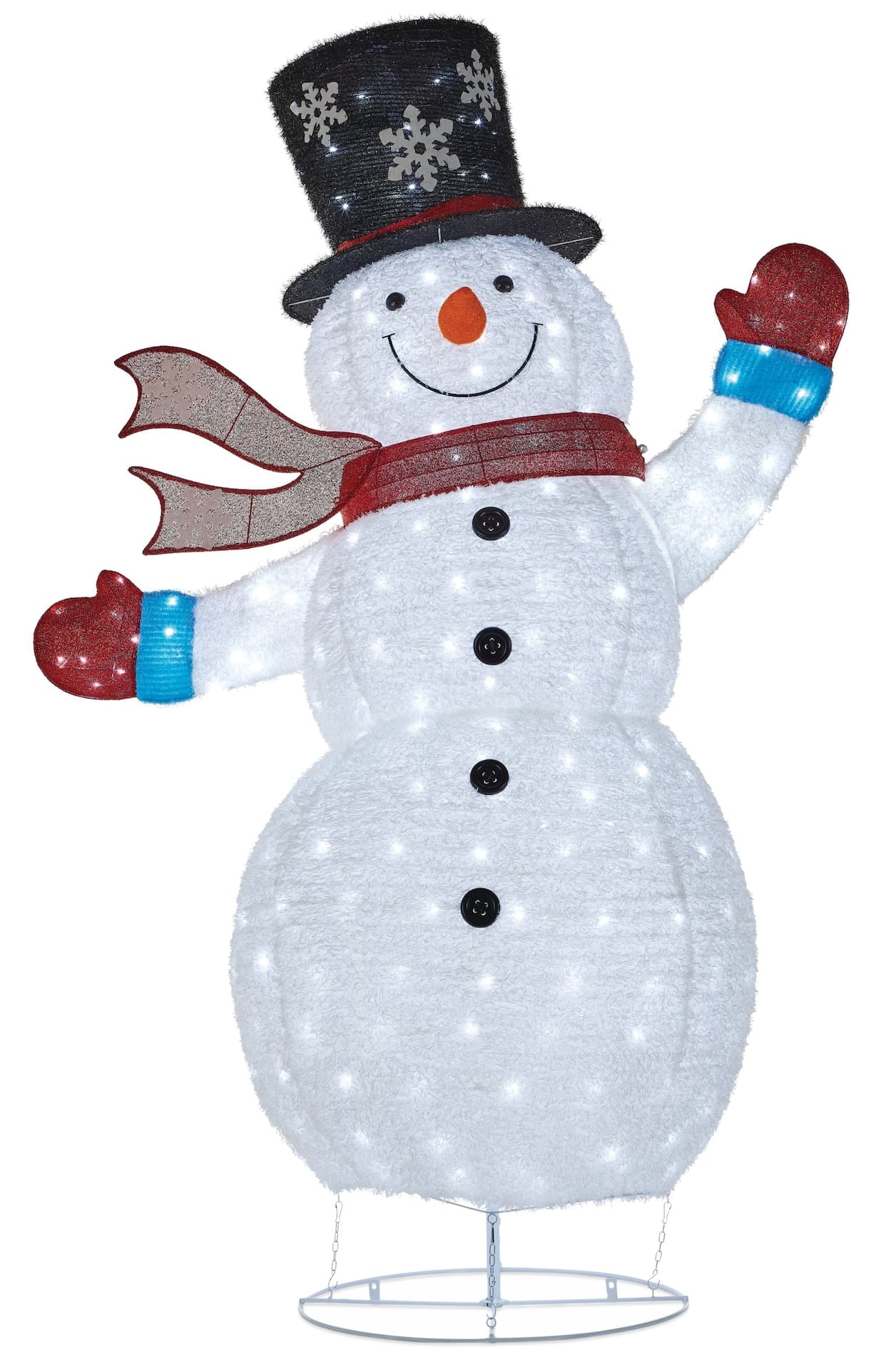 CANVAS Arctic Snuggles The Snowman with 390 LEDs, 8-ft