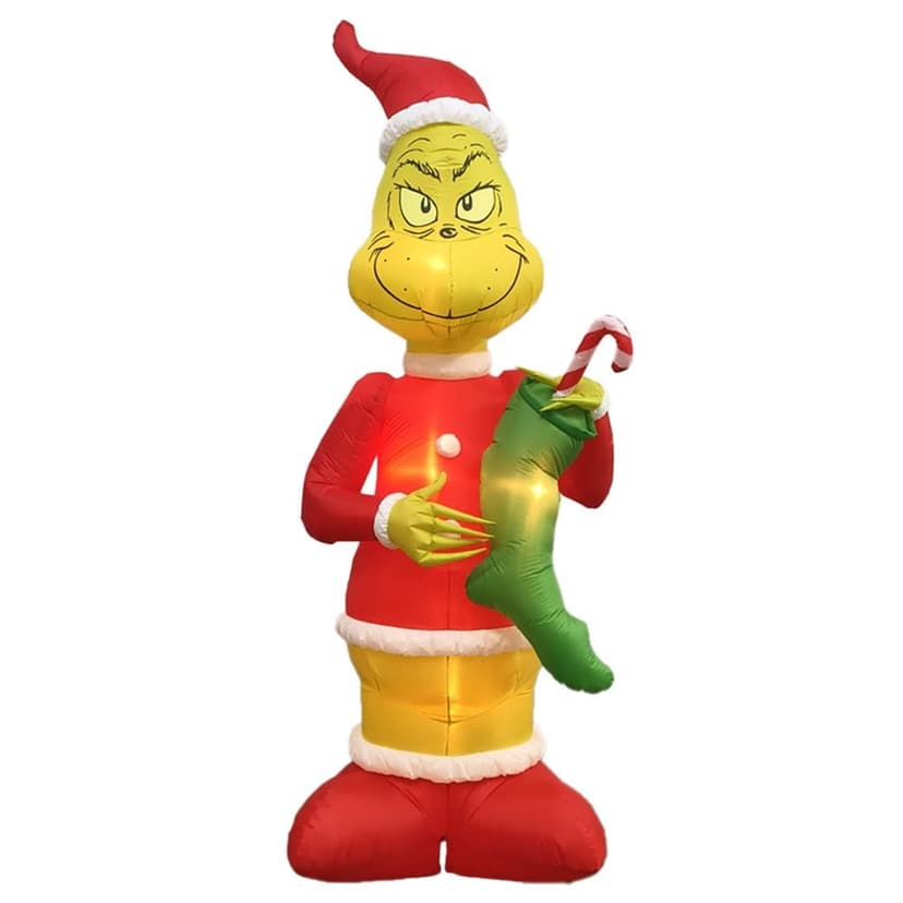 Gemmy Airblown Colossal Grinch Christmas Decoration, 9-ft