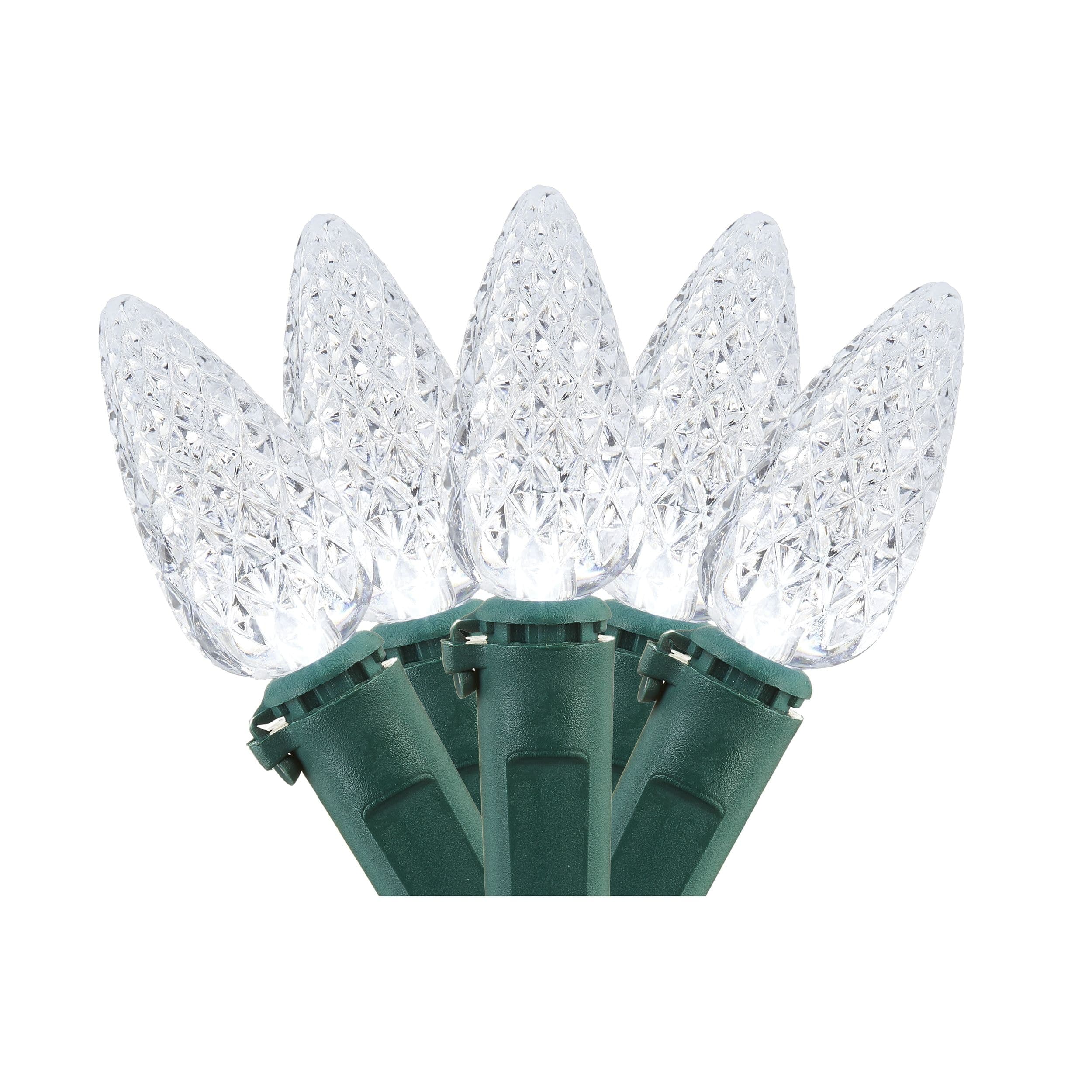 NOMA CTX Indoor/Outdoor C6 LEDs, Pure White, 70-pc