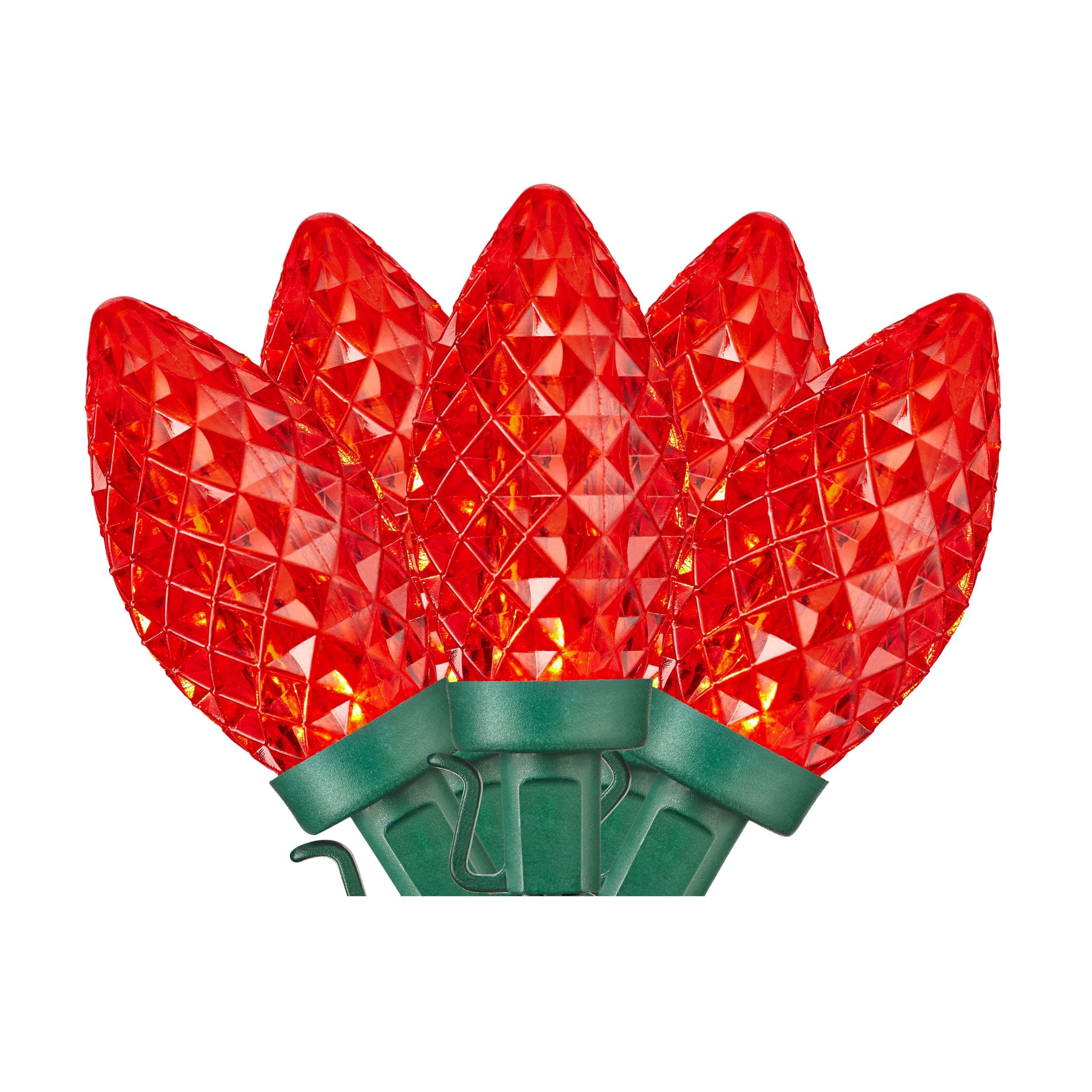 NOMA WinterGuard Outdoor C9 LED, Red, 5.1-m, 25-pc